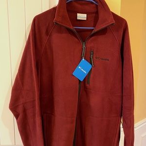 Large Columbia Fast Trek II Full Zip Fleece Jacket